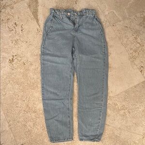 Zara Light Blue Denim Pants